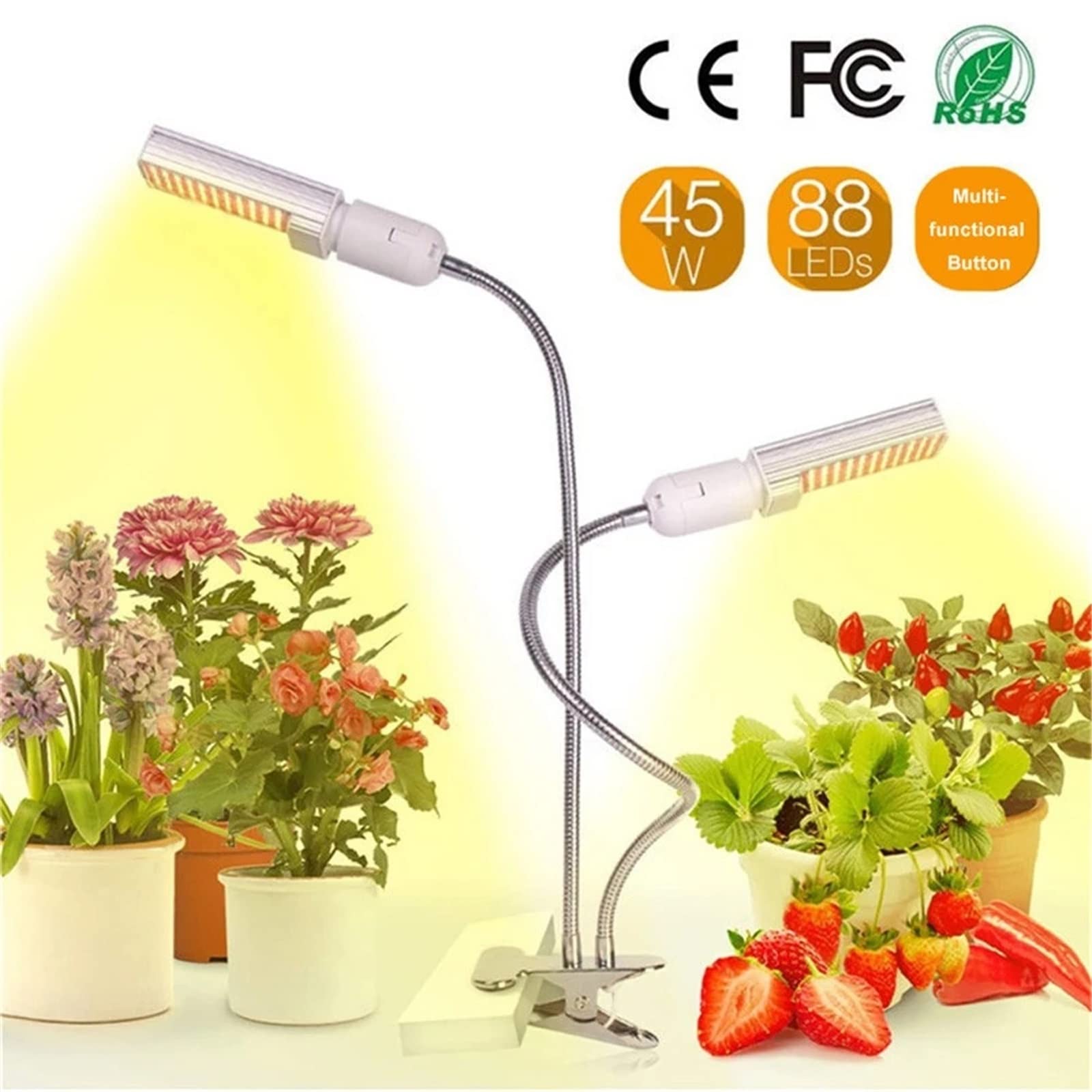 Amazon.co.jp: 植物グローライト フルスペクトラム 植物育成LED電球